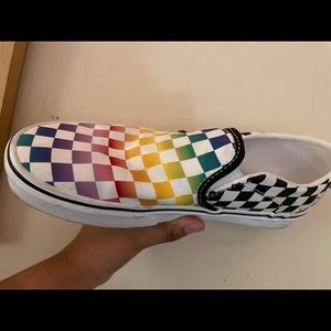 rainbow vans